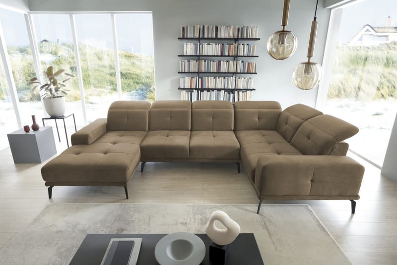 Hagglund Hörnsoffa m. Divan - Beige - Möbler - Soffa - Hörnsoffa - Hörnsoffa med divan