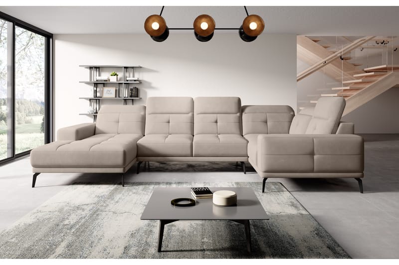 Hagglund Hörnsoffa m. Divan - Beige - Möbler - Soffa - Hörnsoffa - Hörnsoffa med divan