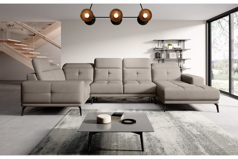 Hagglund Hörnsoffa m. Divan - Beige - Möbler - Soffa - Hörnsoffa - Hörnsoffa med divan