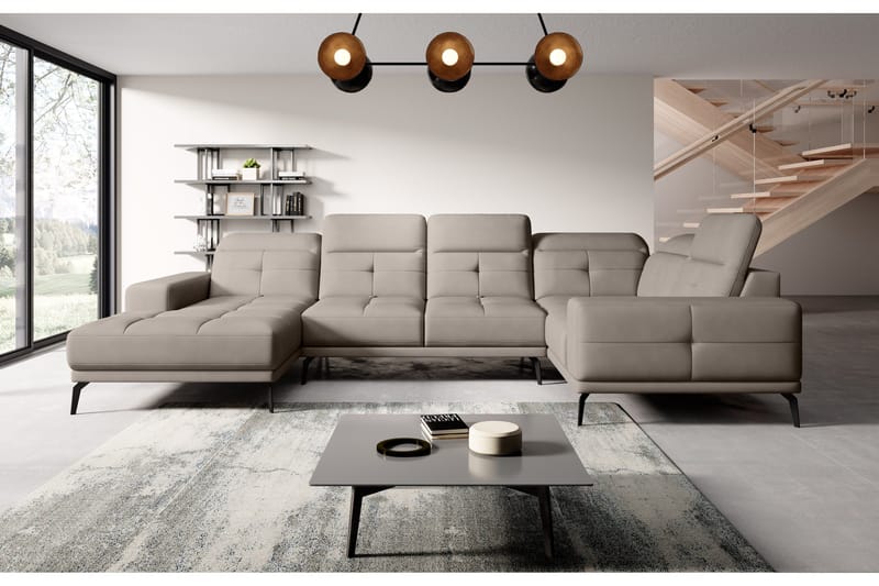 Hagglund Hörnsoffa m. Divan - Beige - Möbler - Soffa - Hörnsoffa - Hörnsoffa med divan