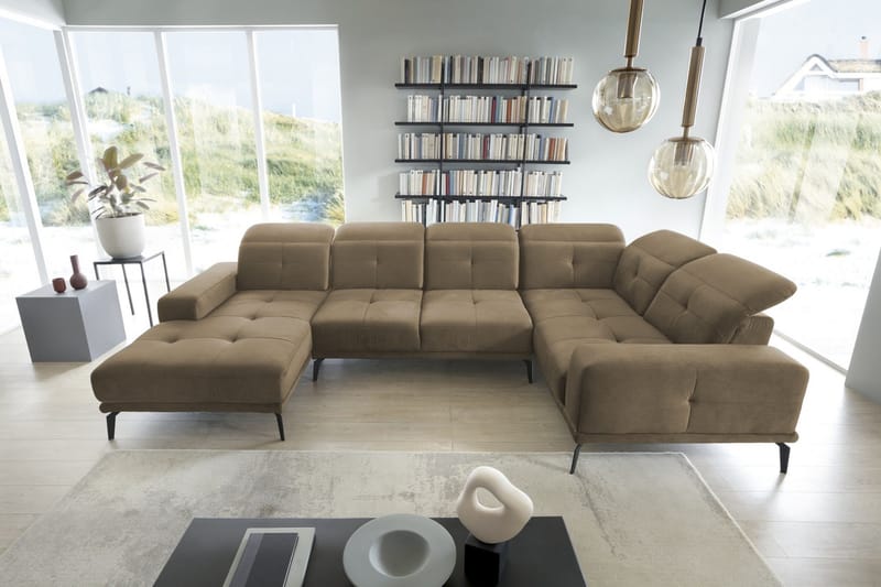 Hagglund Hörnsoffa m. Divan - Beige - Möbler - Soffa - Hörnsoffa - Hörnsoffa med divan