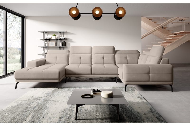 Hagglund Hörnsoffa m. Divan - Beige - Möbler - Soffa - Hörnsoffa - Hörnsoffa med divan