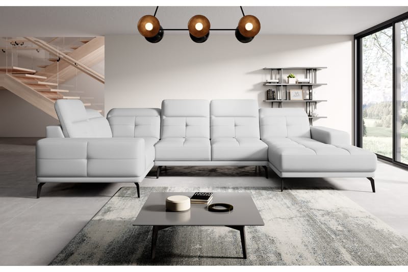 Hagglund Hörnsoffa m. Divan - Vit - Möbler - Soffa - Hörnsoffa - Hörnsoffa med divan