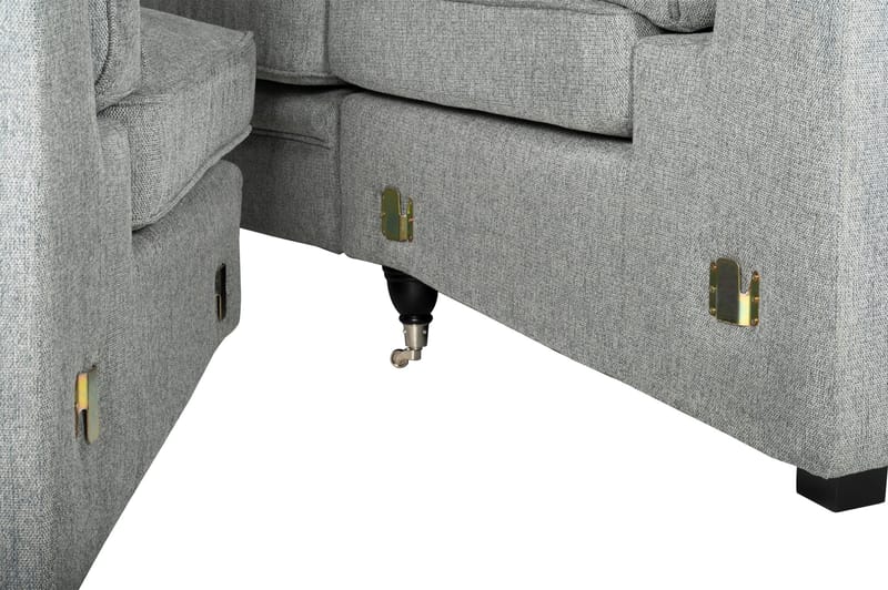 Howard hörnsoffa i Grått tyg 5-sits soffa - Grått - Möbler - Soffa - Hörnsoffa