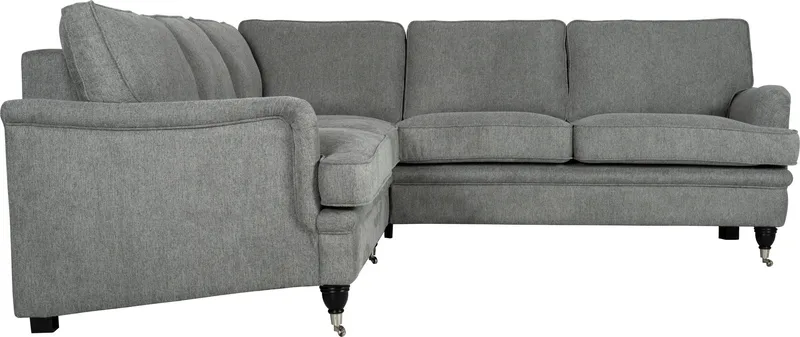 Howard hörnsoffa i Grått tyg 5-sits soffa, Grått