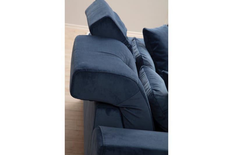 Jaraad Divansoffa 3-sits - Blå - Möbler - Soffa - Hörnsoffa