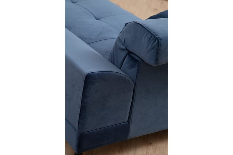 Jaraad Divansoffa 3-sits - Blå - Möbler - Soffa - Hörnsoffa