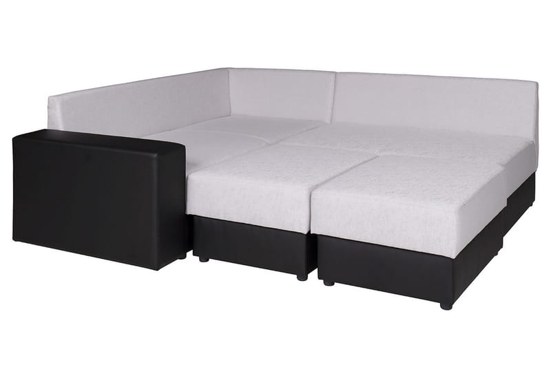 Julissa Hörnsoffa - Vit/Grå - Möbler - Soffa - Bäddsoffa - Hörnbäddsoffa