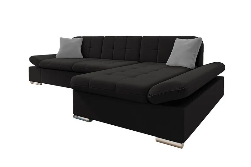 Kintore 3-sits Hörnsoffa NO_BRAND Black, undefined