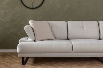 Kitimat 3-sits Högervänd L-formad Divansoffa 314 cm i Tyg - Beige - Möbler - Soffa - Divansoffor & schäslongsoffa - 3 sits soffa med divan