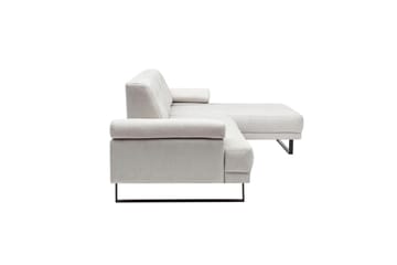 Kitimat 3-sits Högervänd L-formad Divansoffa 314 cm i Tyg - Beige - Möbler - Soffa - Divansoffor & schäslongsoffa - 3 sits soffa med divan