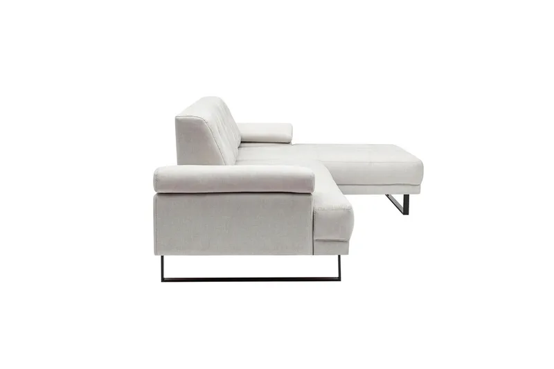 Kitimat 3-sits Högervänd L-formad Divansoffa 314 cm i Tyg - Beige - Möbler - Soffa - Divansoffor & schäslongsoffa - 3 sits soffa med divan