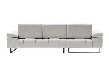 Kitimat 3-sits Vänstervänd L-formad Divansoffa 274 cm i Tyg - Ljusgrå - Möbler - Soffa - Divansoffor & schäslongsoffa - 3 sits soffa med divan