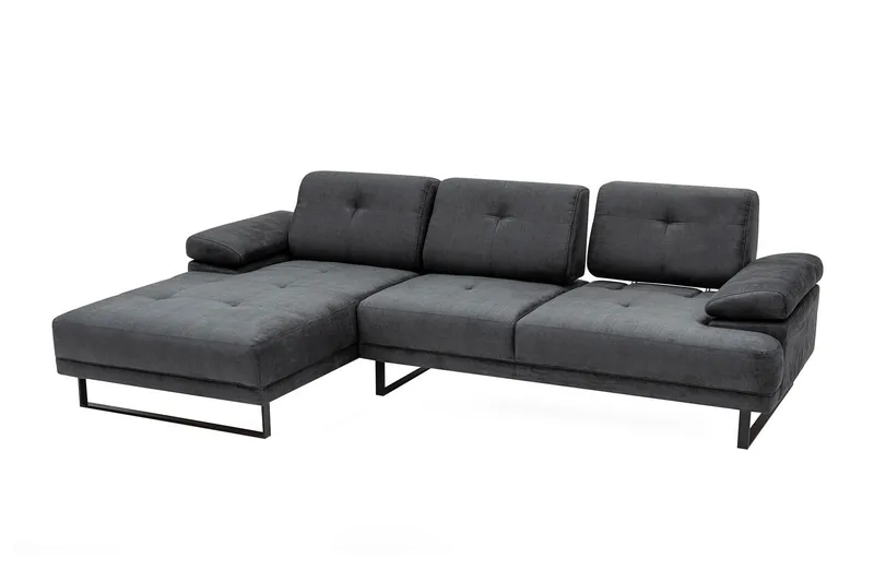 Kitimat Divansoffa 3-sits - Antracit - Möbler - Soffa - Divansoffor & schäslongsoffa - 3 sits soffa med divan