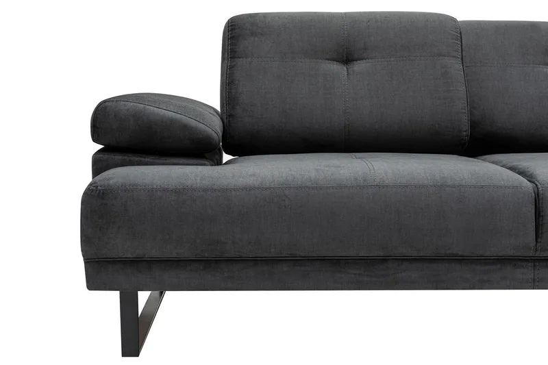 Kitimat Divansoffa 3-sits - Antracit - Möbler - Soffa - Divansoffor & schäslongsoffa - 3 sits soffa med divan