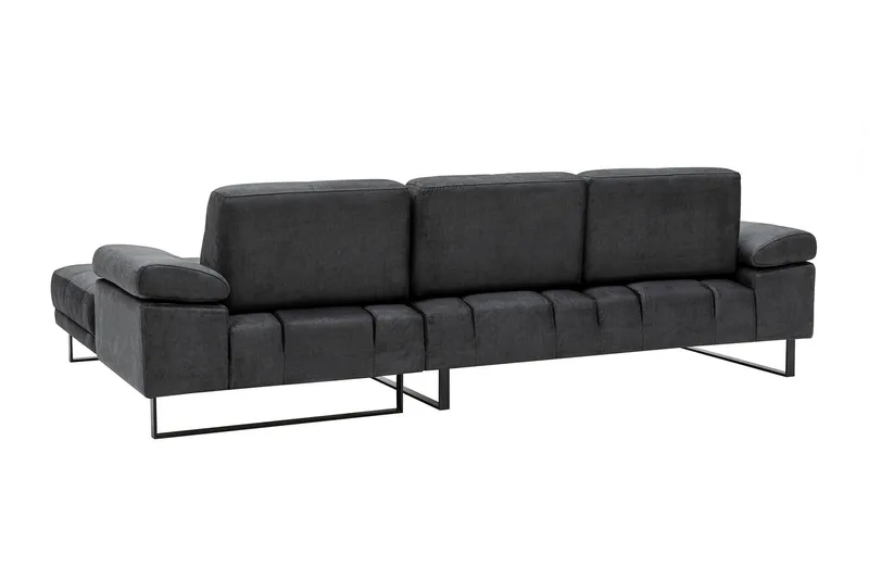 Kitimat Divansoffa 3-sits - Antracit - Möbler - Soffa - Divansoffor & schäslongsoffa - 3 sits soffa med divan