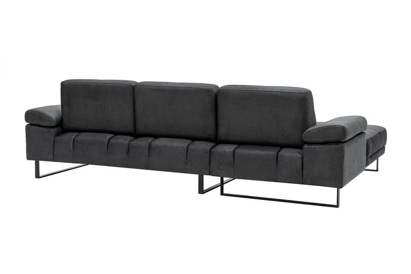 Kitimat Divansoffa 3-sits - Antracit - Möbler - Soffa - Divansoffor & schäslongsoffa - 3 sits soffa med divan