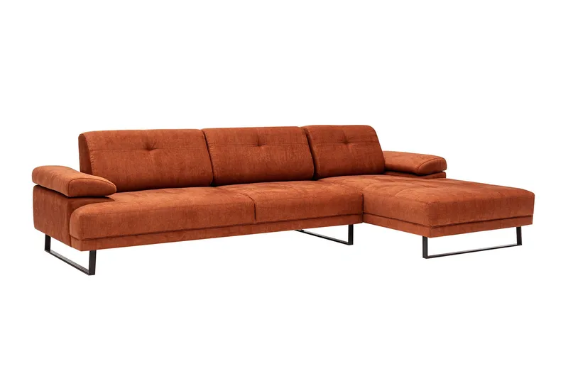 Kitimat Divansoffa 3-sits - Orange - Möbler - Soffa - Hörnsoffa - Hörnsoffa med divan