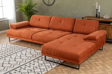 Kitimat Divansoffa 3-sits - Orange - Möbler - Soffa - Divansoffor & schäslongsoffa