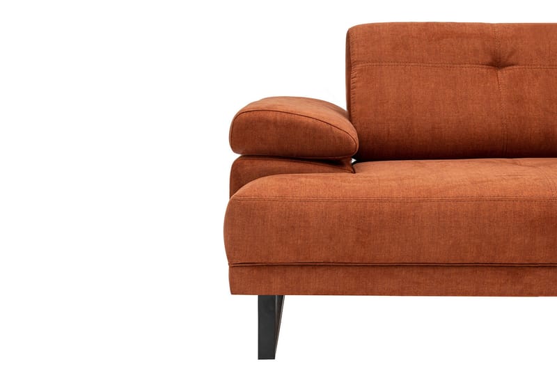 Kitimat Divansoffa 3-sits - Orange - Möbler - Soffa - Divansoffor & schäslongsoffa - 3 sits soffa med divan