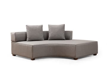Lasalle Svängd Soffa 6-sits - Grå - Möbler - Soffa