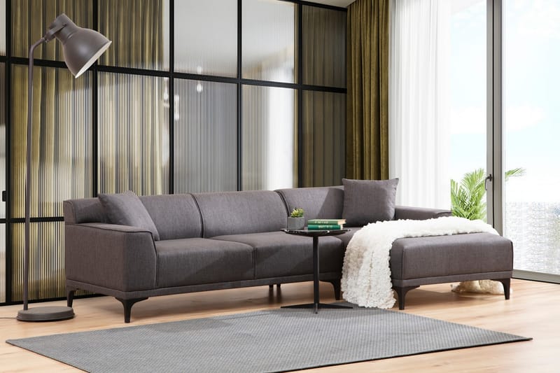 Mississauga Divansoffa 3-sits - Antracit - Möbler - Soffa - Hörnsoffa