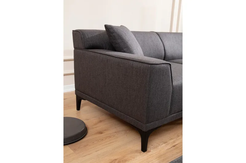 Mississauga Divansoffa 3-sits - Antracit - Möbler - Soffa - Hörnsoffa - Hörnsoffa med divan