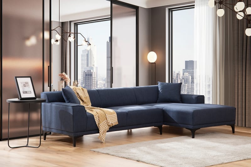 Mississauga Divansoffa 3-sits - Blå - Möbler - Soffa - Hörnsoffa