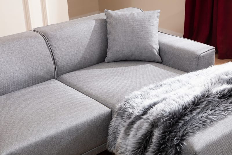 Mississauga Divansoffa 3-sits - Grå - Möbler - Soffa - Hörnsoffa - Hörnsoffa med divan