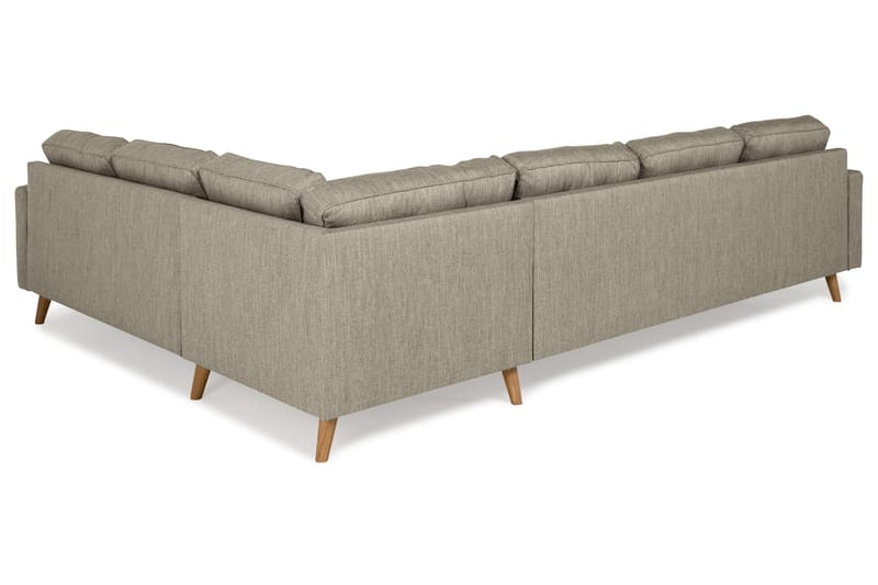 Monroe 5-sits Vändbar U-formad Hörnsoffa med divan i Tyg - Beige / Grå - Möbler - Soffa - Hörnsoffa - Hörnsoffa med divan