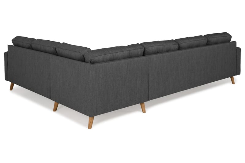 Monroe 5-sits Vändbar U-formad Hörnsoffa med divan i Tyg - Mörkgrå - Möbler - Soffa - Hörnsoffa - Hörnsoffa med divan