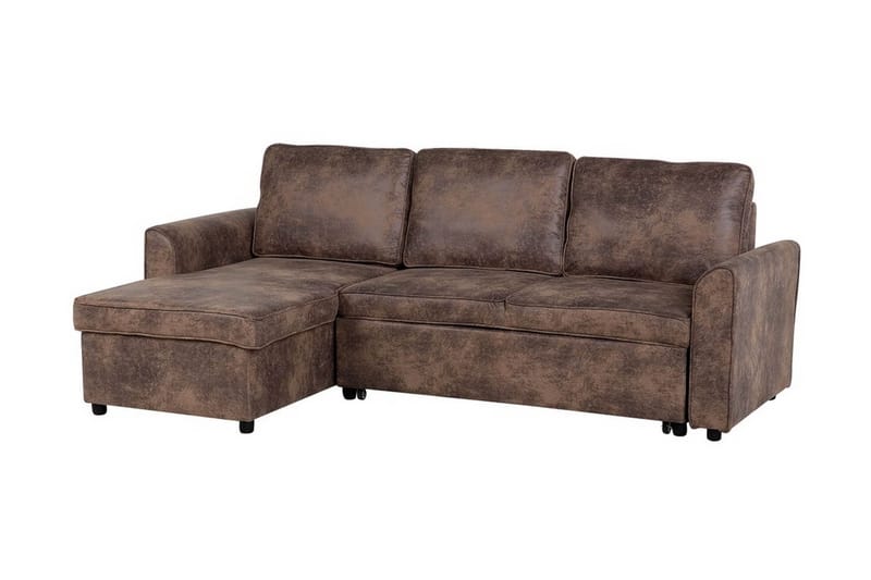 Nesna Hörnsoffa 228 cm - Brun - Möbler - Soffa - Hörnsoffa