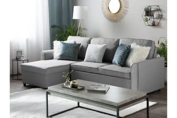 Nesna Hörnsoffa 228 cm - Grå - Möbler - Soffa - Bäddsoffa - Bäddsoffa divan