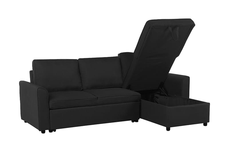 Nesna Hörnsoffa 228 cm - Svart - Möbler - Soffa - Hörnsoffa