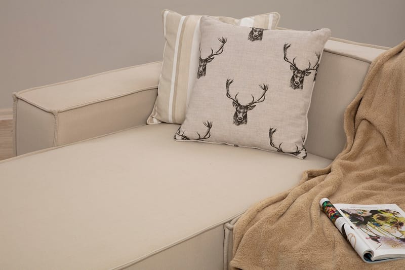 Nightcap Hörnsoffa m. Divan 5-sits - Beige - Möbler - Soffa - Modulsoffor - Komplett modulsoffa