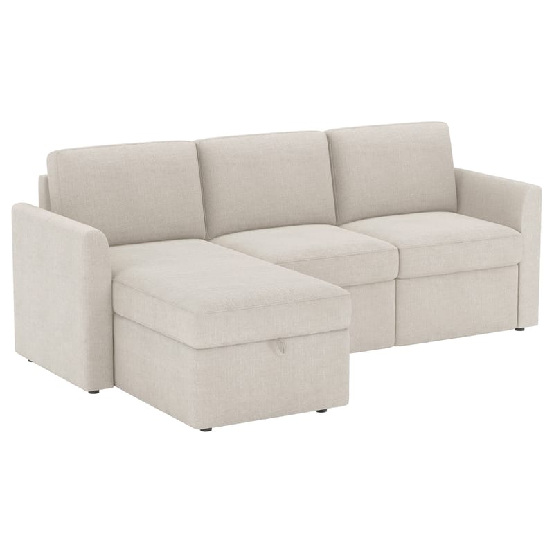 Nordhus 3-sits Soffa med vändbar divan och förvaring - Creme - Möbler - Soffa - Hörnsoffa - Hörnsoffa med divan