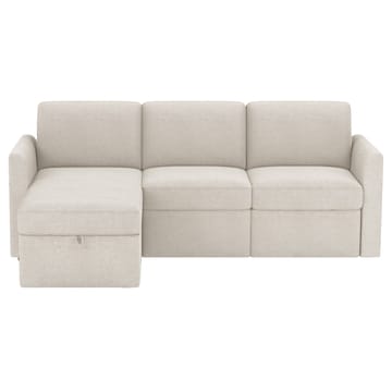 Nordhus 3-sits Soffa med vändbar divan och förvaring - Creme - Möbler - Soffa - Hörnsoffa - Hörnsoffa med divan