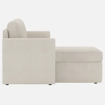 Nordhus 3-sits Soffa med vändbar divan och förvaring - Creme - Möbler - Soffa - Hörnsoffa - Hörnsoffa med divan
