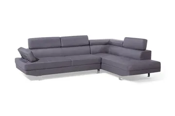 Norrea Hörnsoffa 261 cm - Grå - Möbler - Soffa - Divansoffor & schäslongsoffa