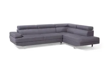 Norrea Hörnsoffa 261 cm - Grå - Möbler - Soffa - Divansoffor & schäslongsoffa