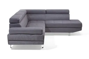 Norrea Hörnsoffa 261 cm - Grå - Möbler - Soffa - Divansoffor & schäslongsoffa