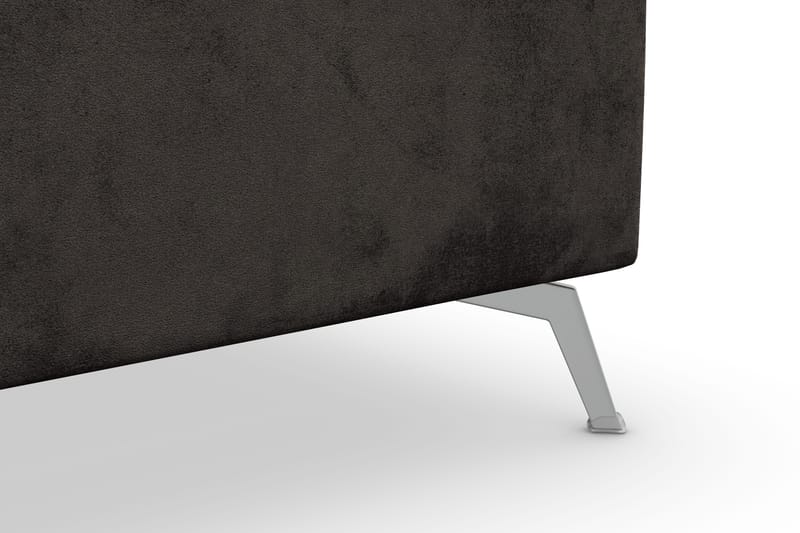 Ocean Lyx 5-sits Vändbar L-formad Hörnsoffa i Sammet - Mörkgrå - Möbler - Soffa - Hörnsoffa