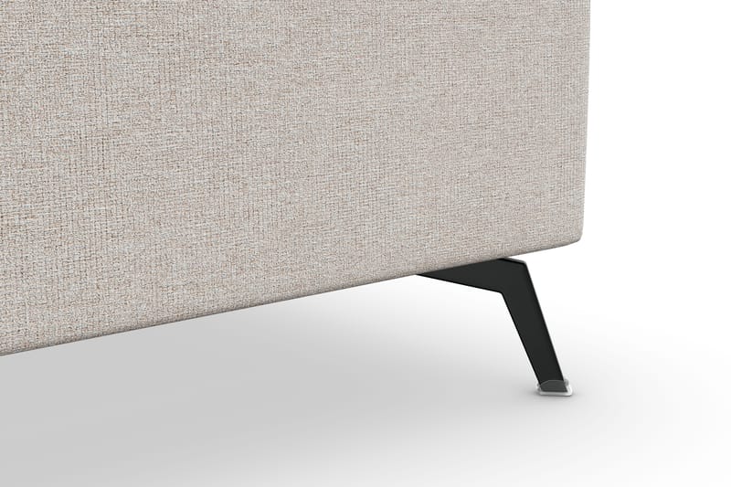 Ocean Lyx 5-sits Vändbar L-formad Hörnsoffa i Tyg - Beige - Möbler - Soffa - Hörnsoffa