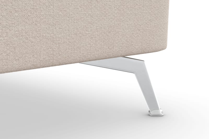 Ocean Lyx 5-sits Vändbar L-formad Hörnsoffa i Tyg - Beige - Möbler - Soffa - Hörnsoffa