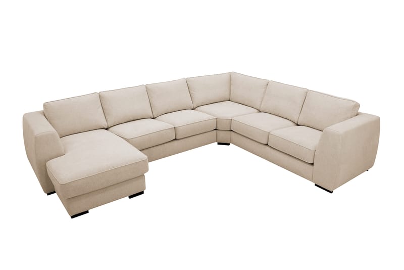 Optus 5-sits Hörnsoffa med divan vändbar - Beige - Möbler - Soffa - Hörnsoffa - Hörnsoffa med divan