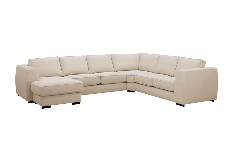 Optus 5-sits Hörnsoffa med divan vändbar - Beige - Möbler - Soffa - Hörnsoffa - Hörnsoffa med divan