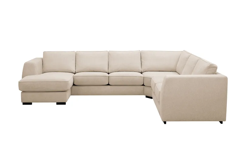 Optus 5-sits Hörnsoffa med divan vändbar - Beige - Möbler - Soffa - Hörnsoffa - Hörnsoffa med divan