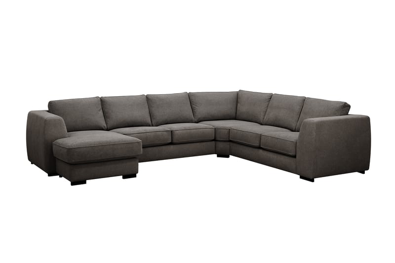 Optus 5-sits Hörnsoffa med divan vändbar - Mörkgrå - Möbler - Soffa - Hörnsoffa - Hörnsoffa med divan