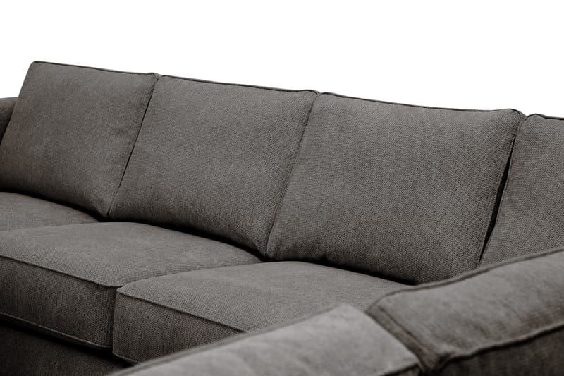 Optus 5-sits Hörnsoffa med divan vändbar - Mörkgrå - Möbler - Soffa - Hörnsoffa - Hörnsoffa med divan