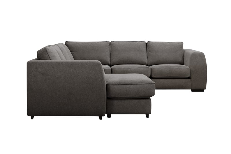 Optus 5-sits Hörnsoffa med divan vändbar - Mörkgrå - Möbler - Soffa - Hörnsoffa - Hörnsoffa med divan